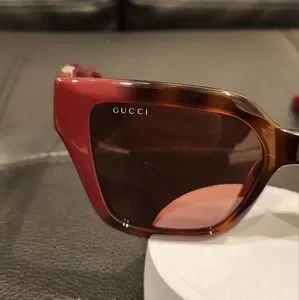 Gucci | Accessories | Gucci Gg 23s009 Havana Burgundybrown  display picture 3